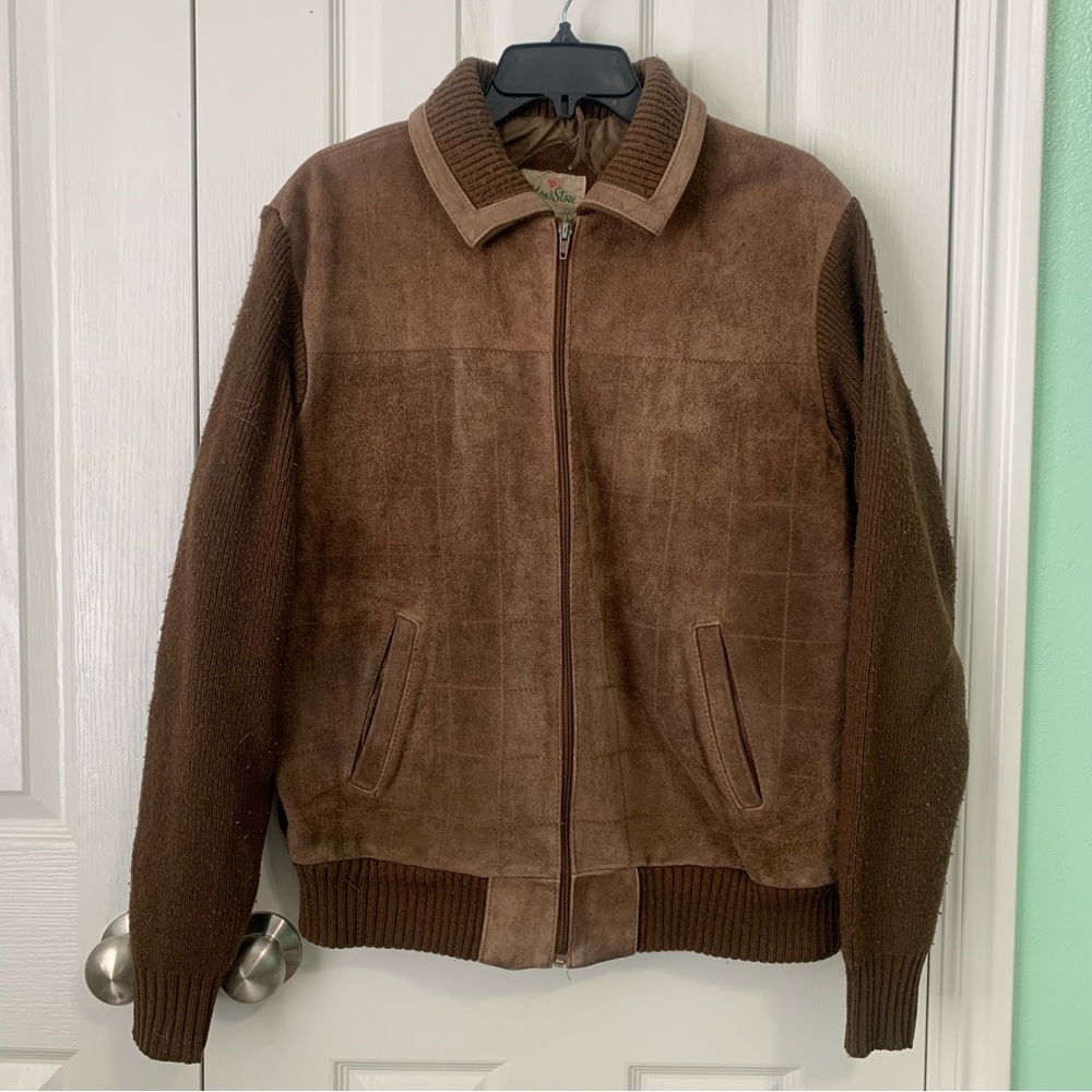Genuine Leather Mens Coat